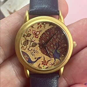 Metropolitan Museum of Art Collectors Peacock Design Watch new battery!!!